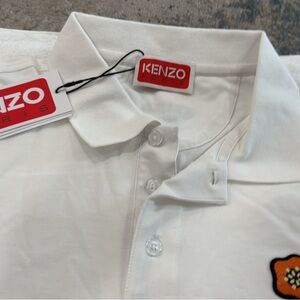 Kenzo White Polo Shirt